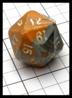 Dice : Dice - DM Collection - Armory Change Over Dice 20D Brown Silver - Ebay Sept 2016